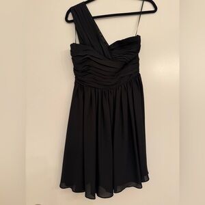 Express Black One Shoulder Dress